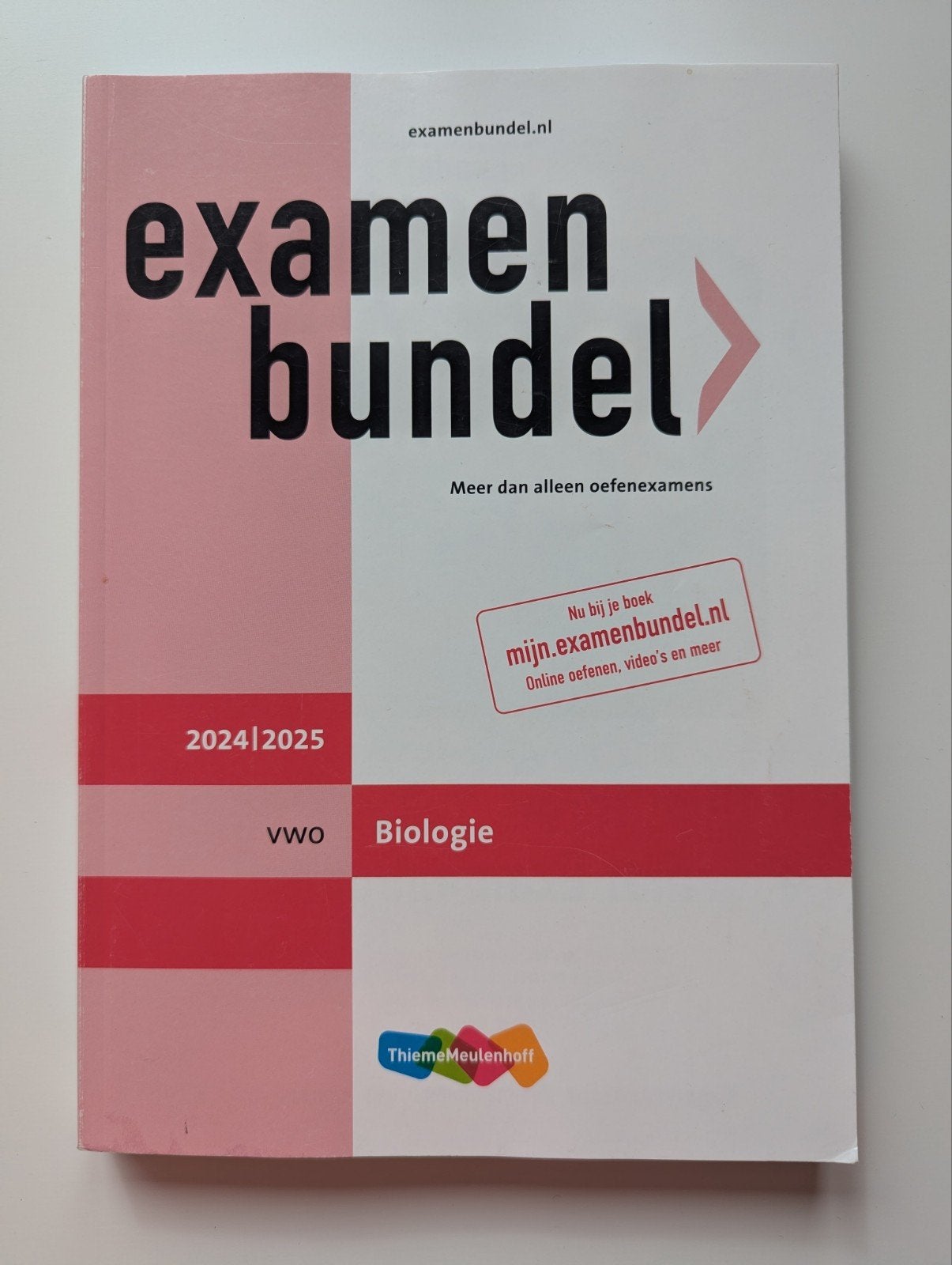 Examenbundel Biologie VWO 2024/2025, VWO, Biologie, ThiemeMeulenhoff, Ophalen of Verzenden
