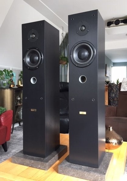 Etude Demeter - muzikale parels - Dynaudio / Morel -, Vloerstaande luidspreker, 120 tot 150 watt, Zo goed als nieuw, Ophalen