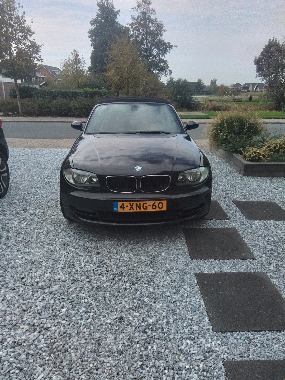 BMW 1-Serie 2.0 118I Cabrio 2008 Zwart, Auto's, 1-Serie, 1995 cc, Cabriolet, 4 stoelen