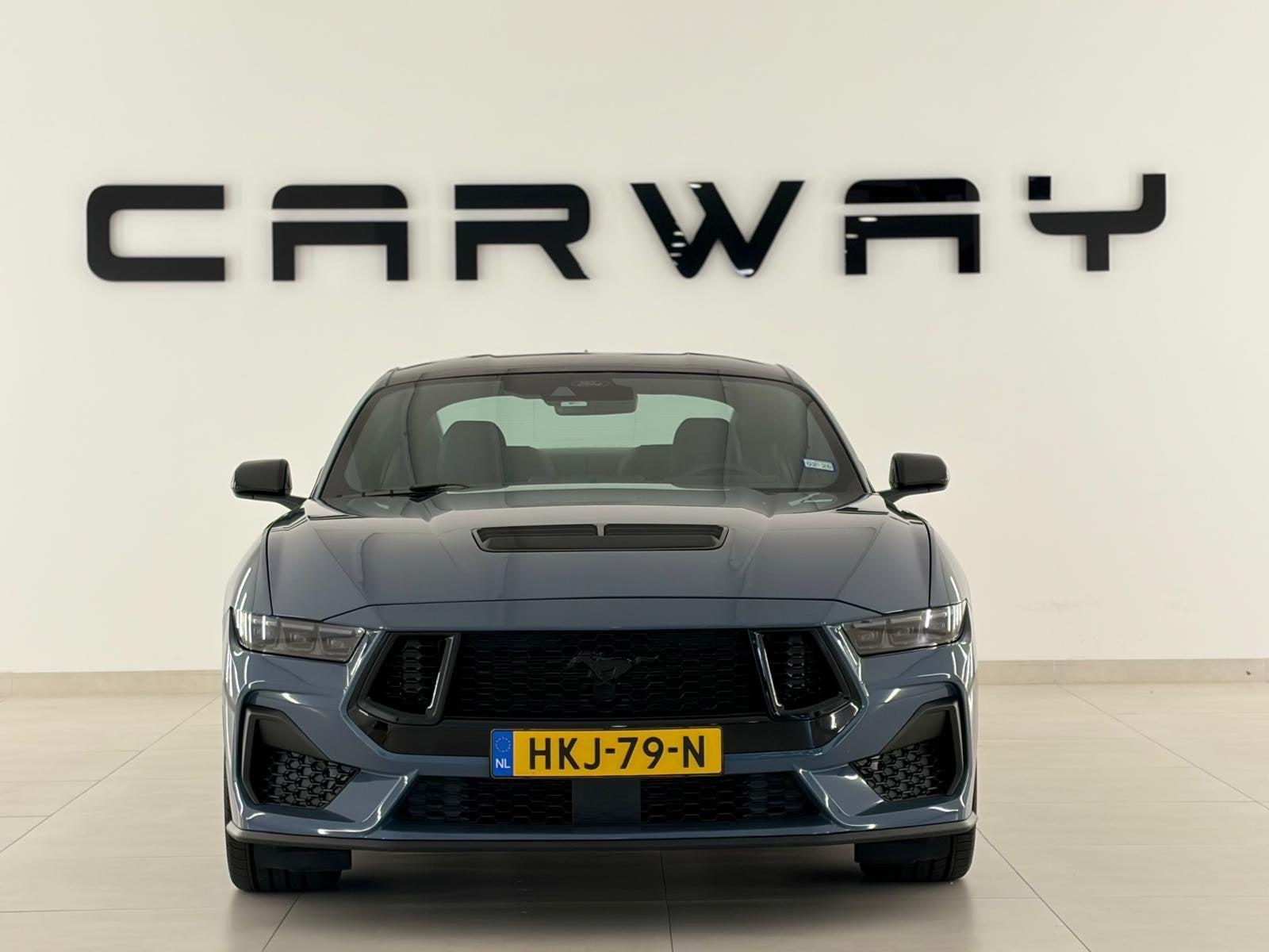 Ford Mustang 5.0 V8 GT (bj 2024, automaat), 1730 kg, Achterwielaandrijving, Gebruikt, Leder en Stof