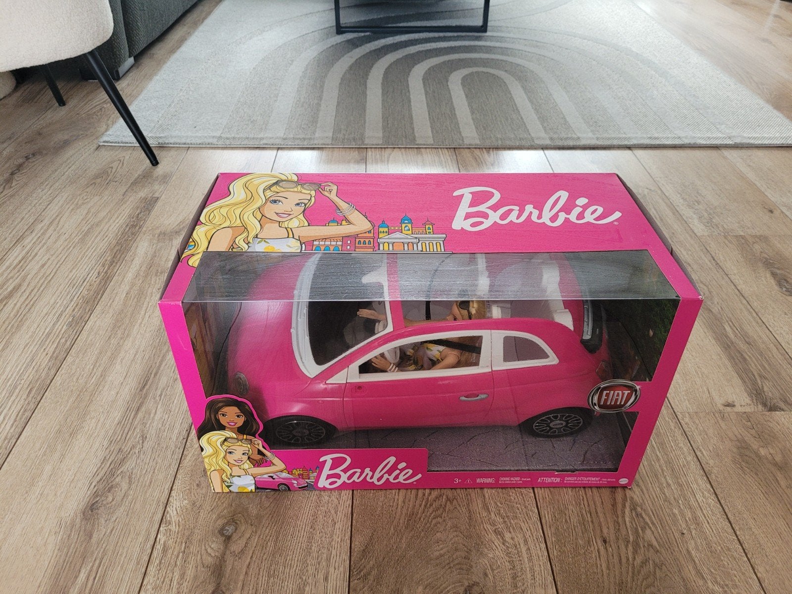 Barbie auto Fiat 500, Ophalen of Verzenden, Nieuw, Barbie