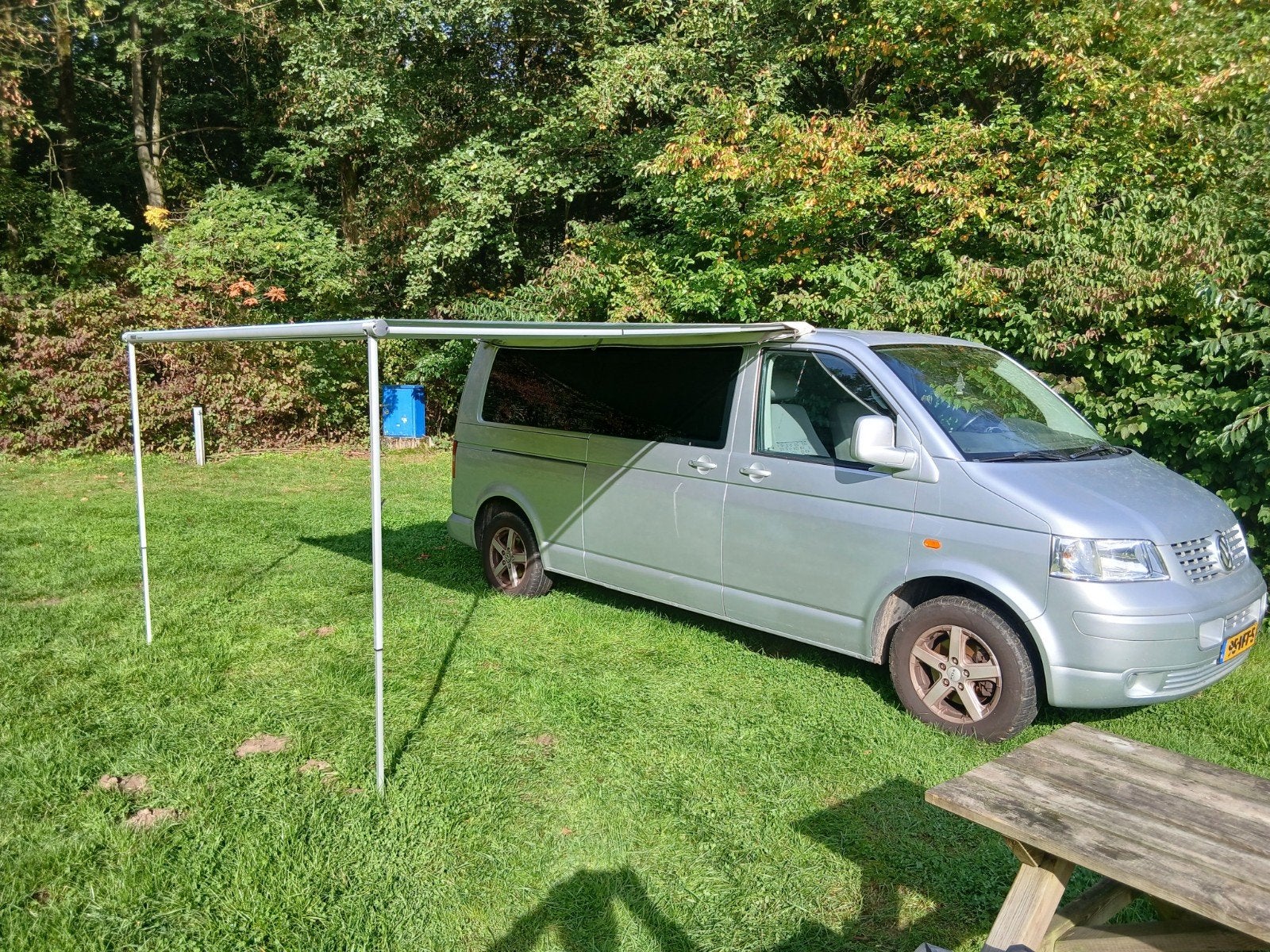 vw transporter t5 2.5tdi, Auto's, Stof, Overige carrosserieën, Grijs, Particulier