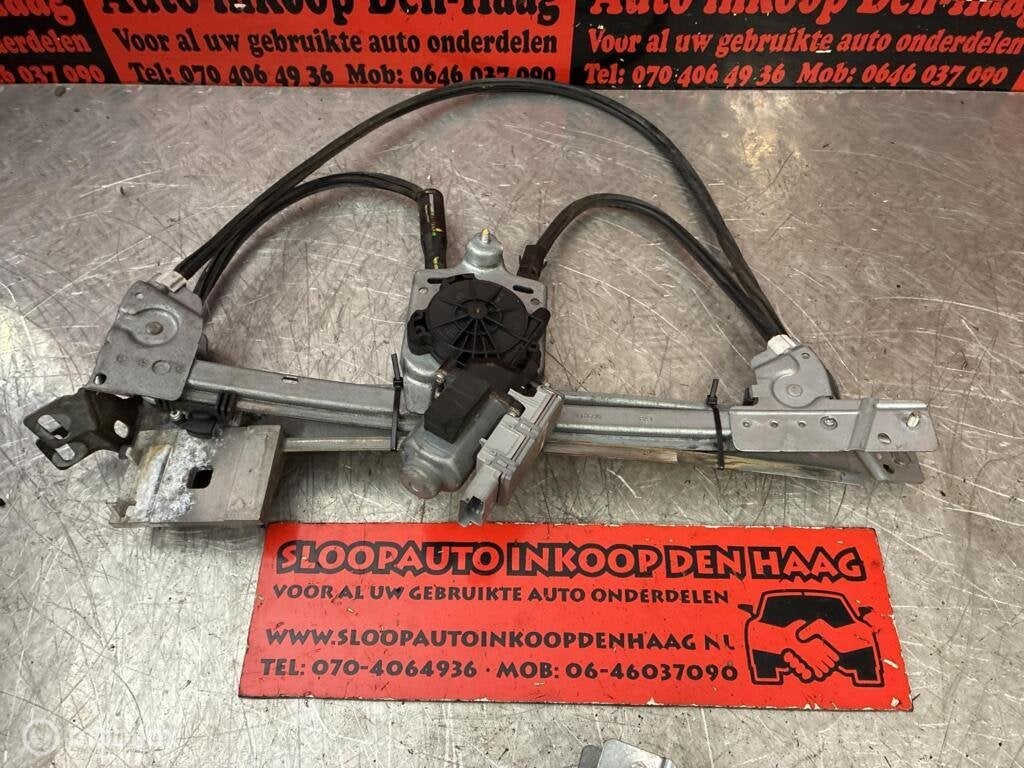 Opel Tigra TwinTop ('04-'10) Raammechanisme Linksvoor, Auto-onderdelen, Ruiten en Toebehoren, Gebruikt, Opel, Ophalen of Verzenden