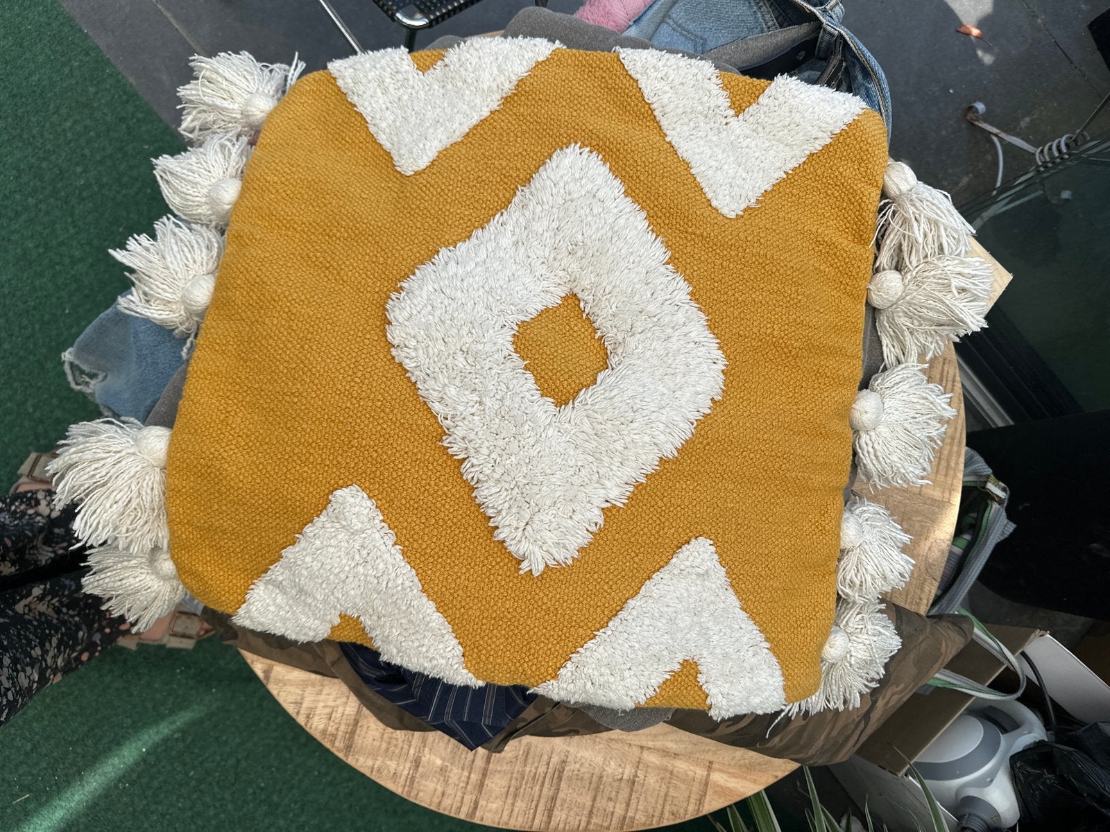 H&M Home: sierkussen sloop 50x50, Ophalen, Overige merken, Gebruikt, Vierkant