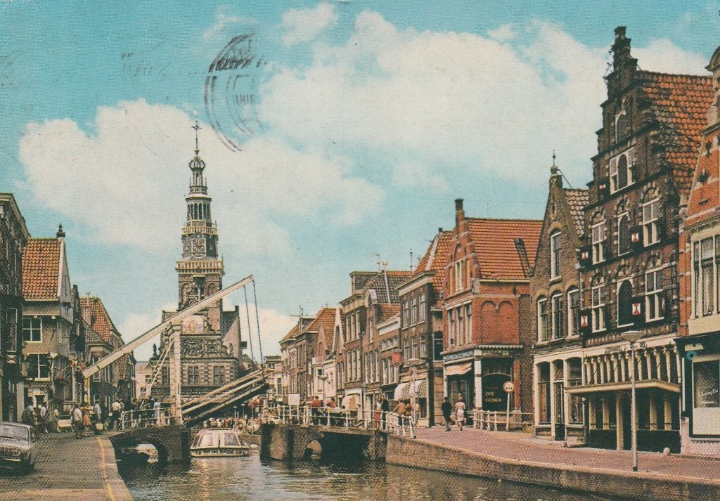 ALKMAAR Brug en Waaggebouw, Verzenden, 1960 tot 1980, Ongelopen, Noord-Holland