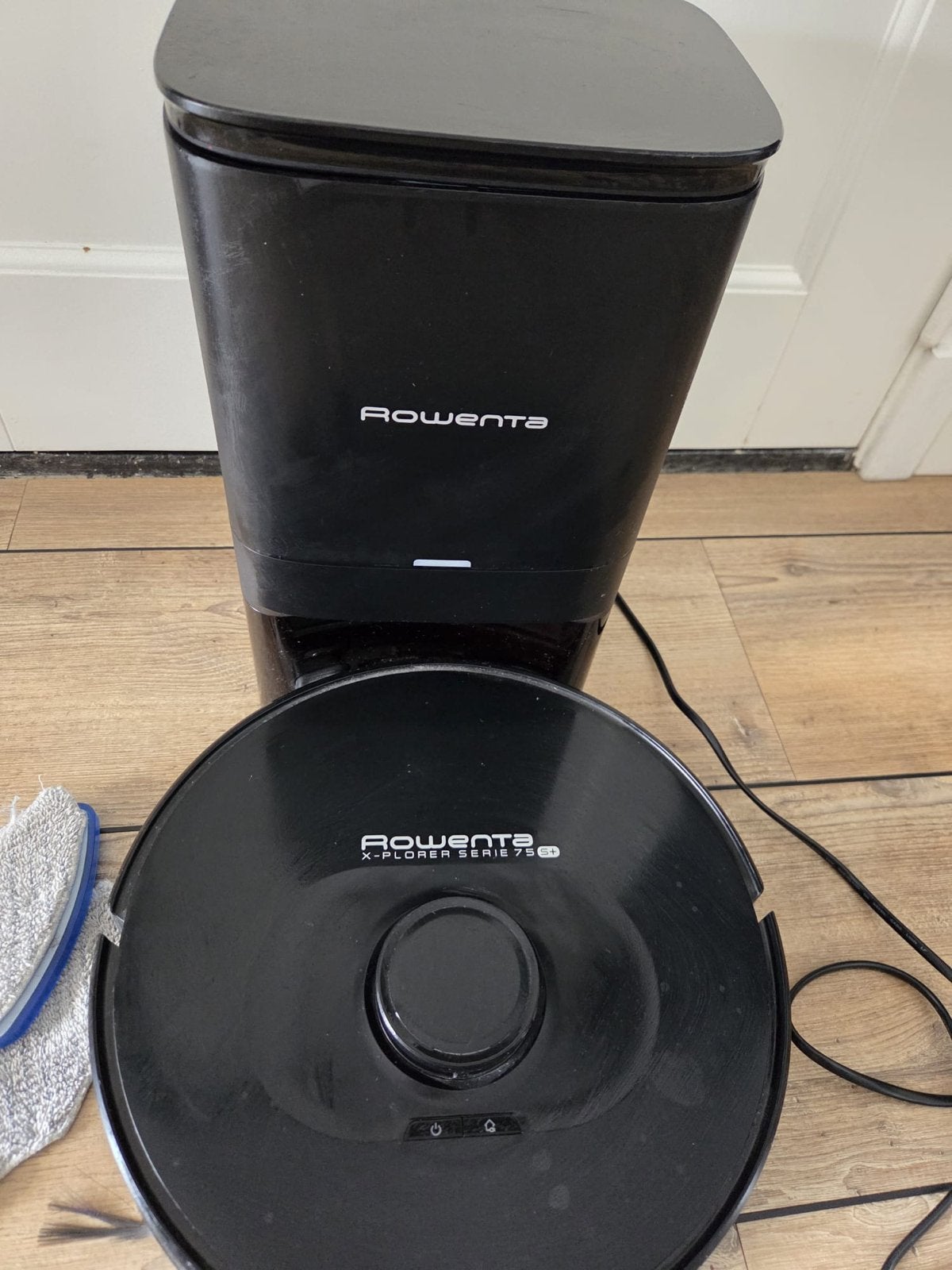 Rowenta X-Plorer Serie 75 S+ Robotstofzuiger met dweilfuncti, Gebruikt, Automatisch legen, Robotstofzuiger, Reservoir