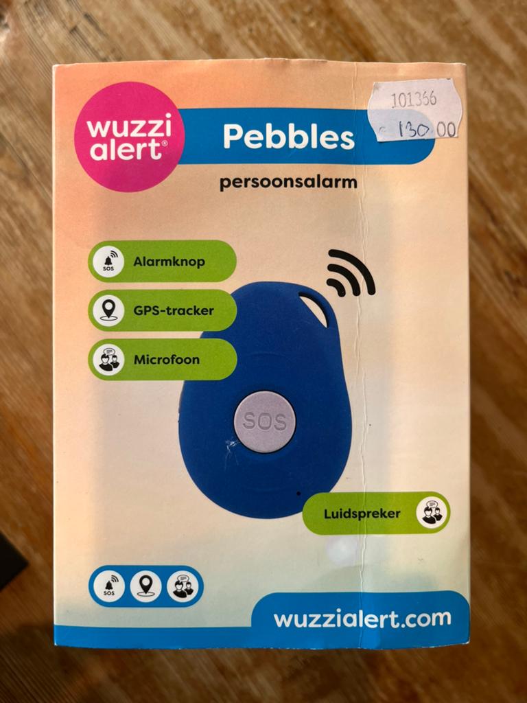 Wuzzi horloge en alarmketting. Persoonsalarm., Ophalen of Verzenden, Zo goed als nieuw