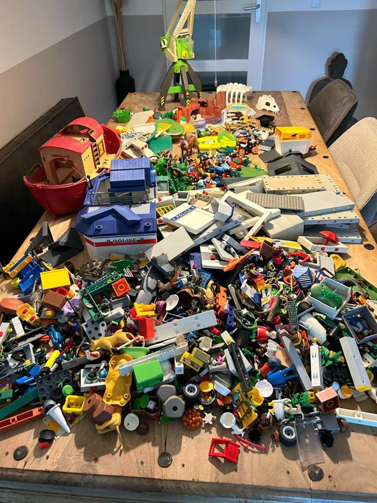 Grote partij PLAYMOBIL Manege, Ark van Noach, Dierentuin, Po, Ophalen of Verzenden, Gebruikt, Jongen of Meisje