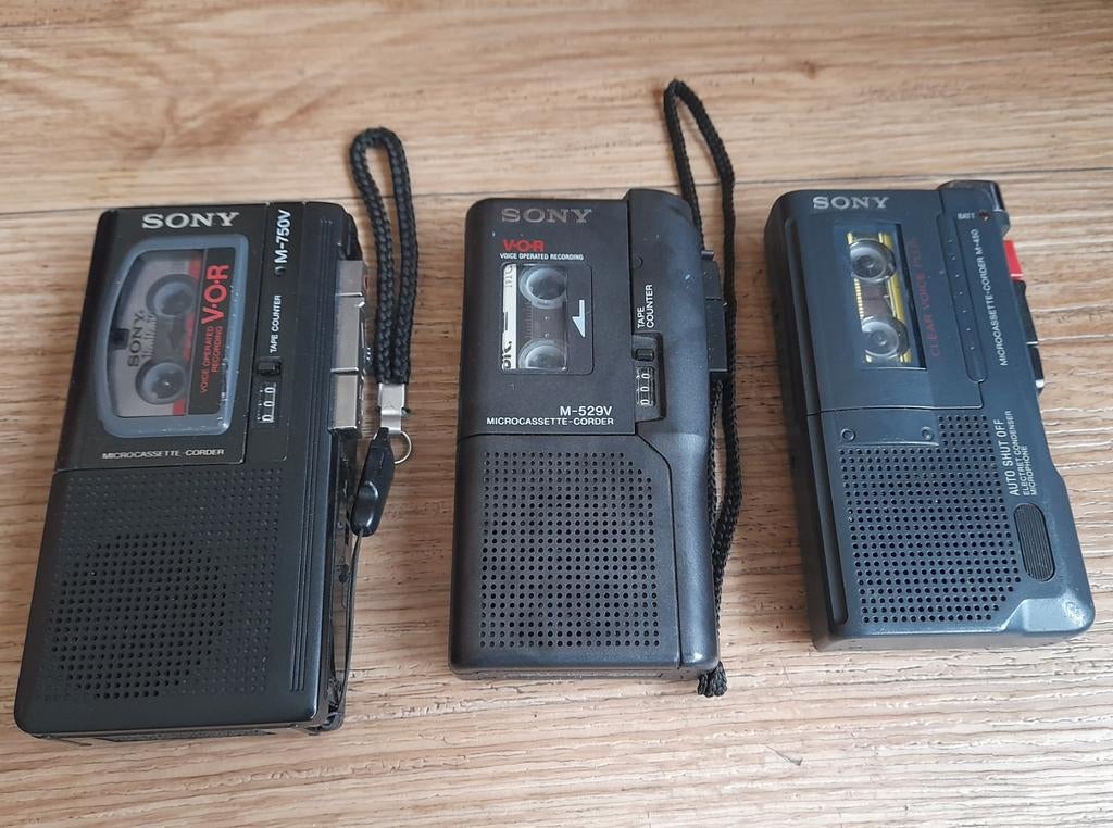 Sony voicerecorders, Ophalen, Walkman