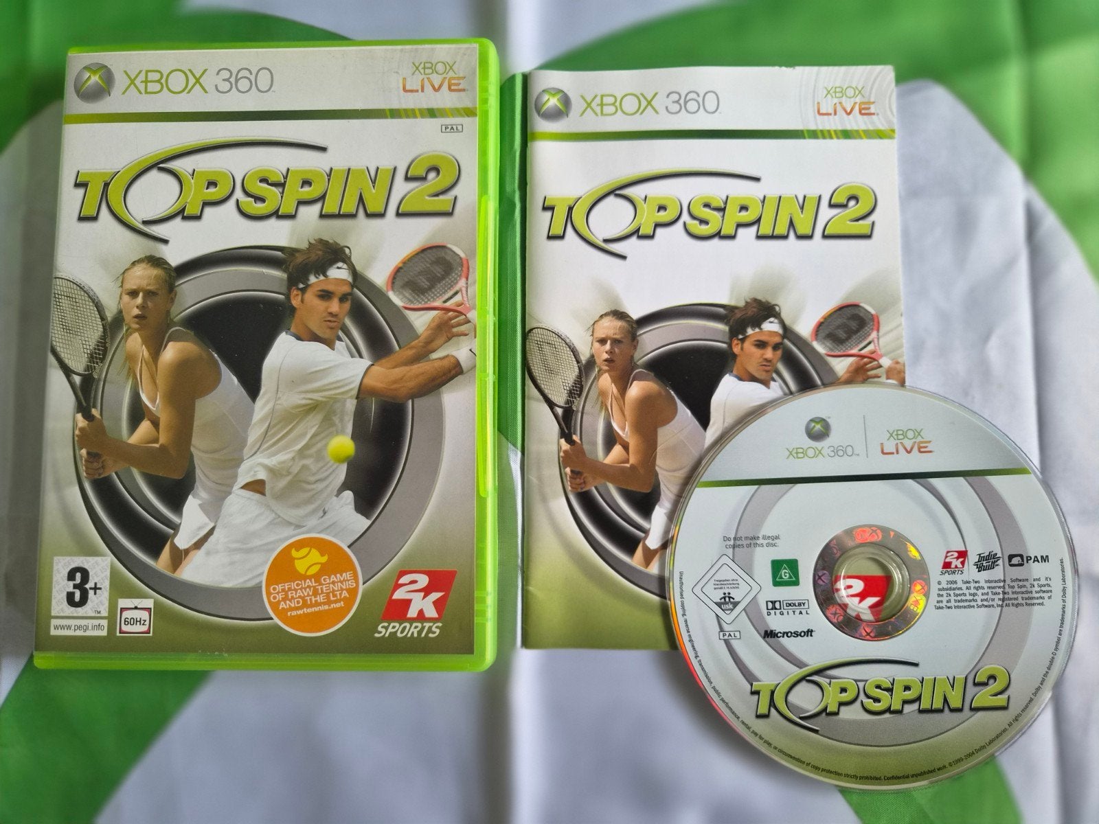 Top Spin 2 - Xbox 360, Spelcomputers en Games, Vanaf 18 jaar, Verzenden, 1 speler, Zo goed als nieuw