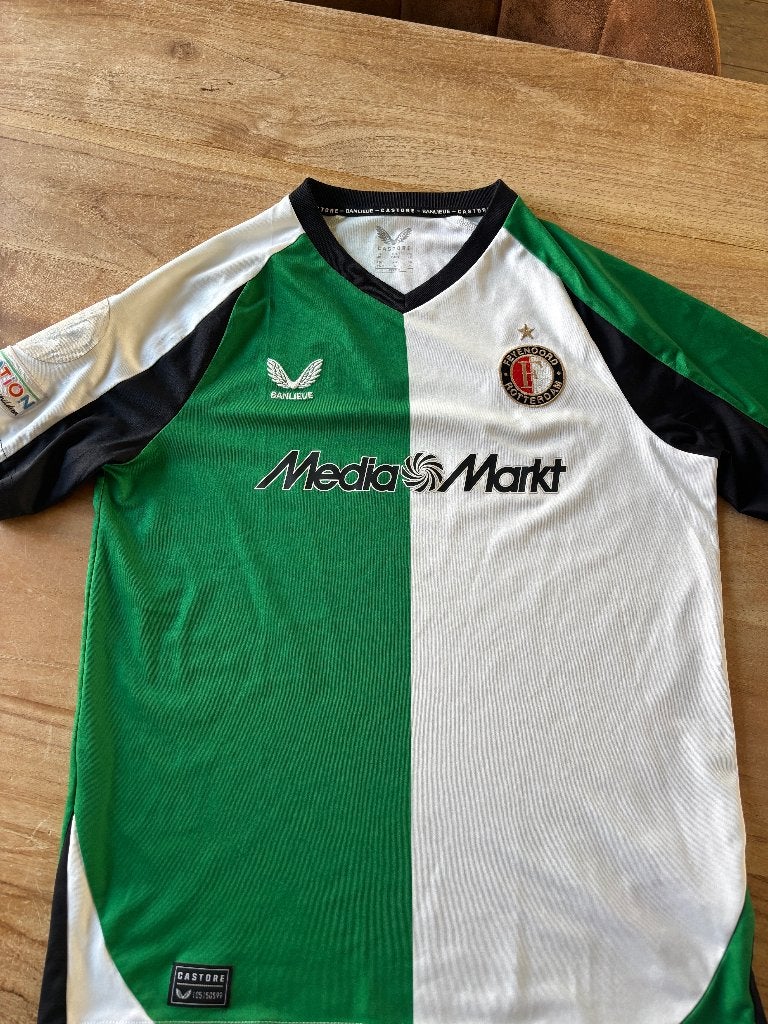 Feyenoord 3e Shirt 2024/2025 maat 164, Sport en Fitness, Voetbal, Maat XS of kleiner, Ophalen of Verzenden, Gebruikt, Shirt