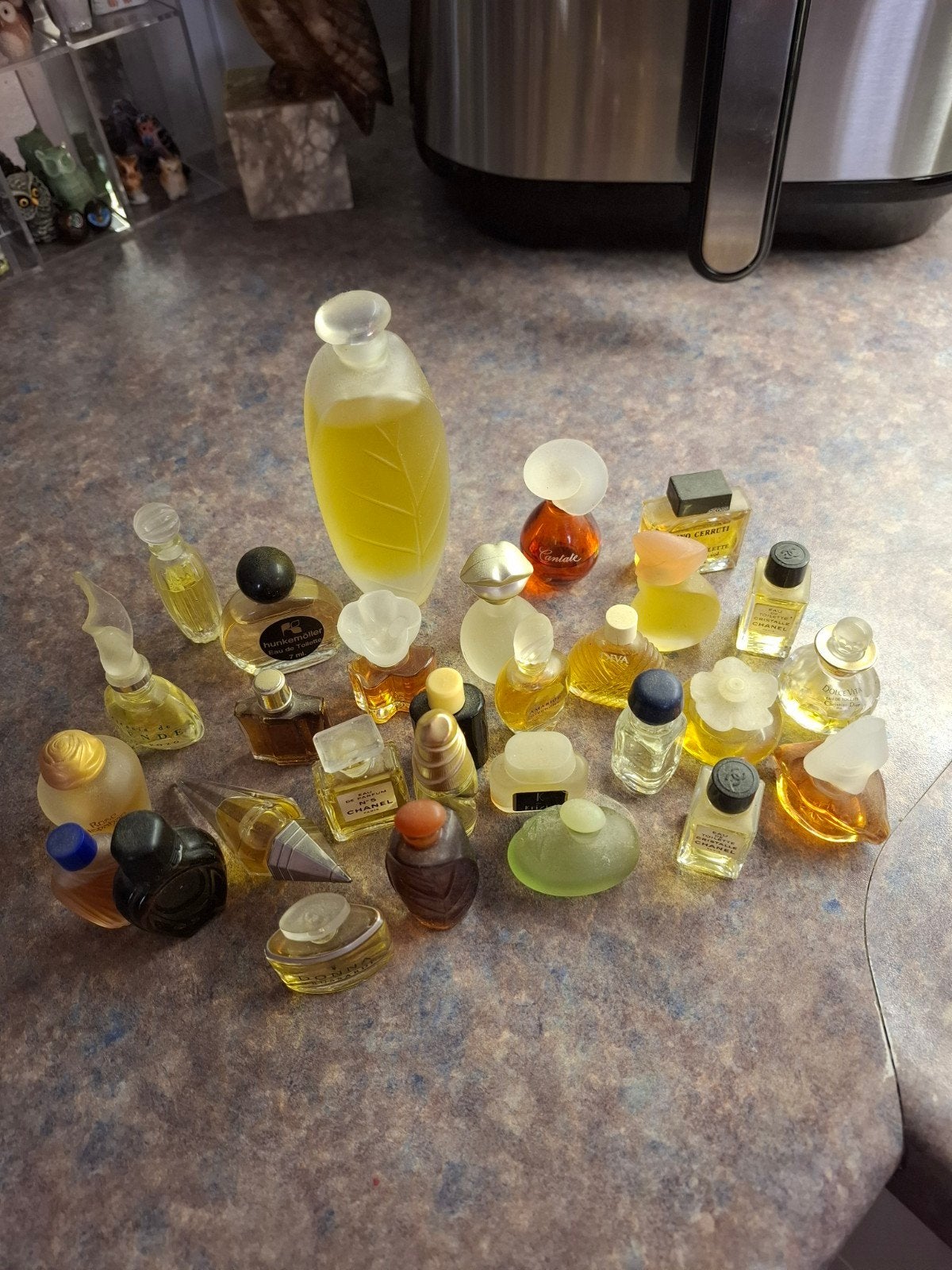 Mini parfumflesjes, Ophalen of Verzenden, Miniatuur