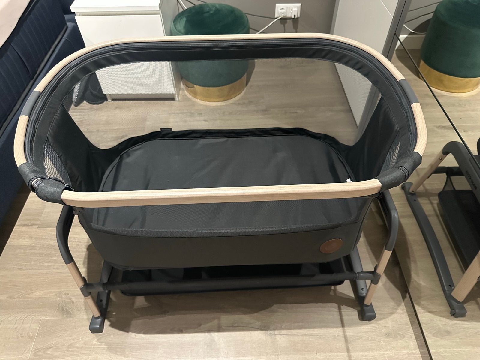 Maxi Cosi Iora Air Co-sleeper: 2 stuks, Ophalen, Zo goed als nieuw, Minder dan 140 cm, Matras