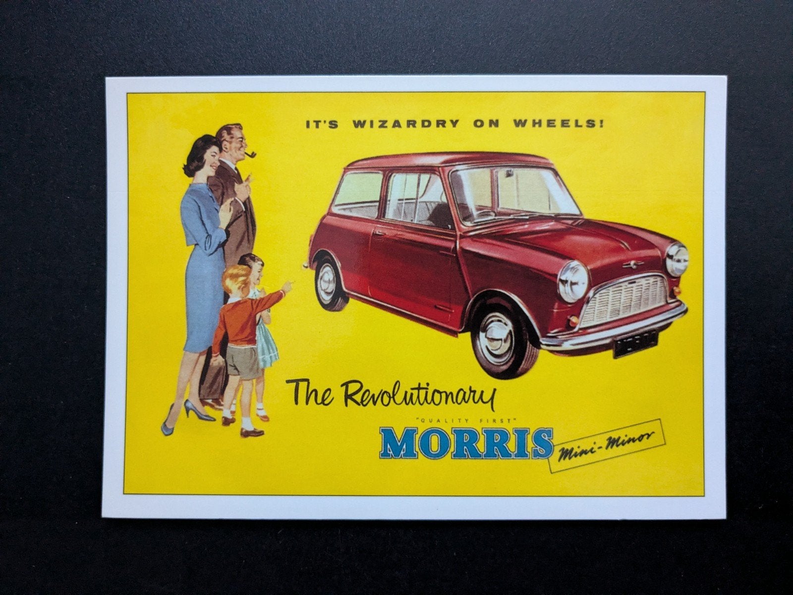 Ansichtkaart MORRIS Mini-Minor, Ophalen of Verzenden, 1980 tot heden, Ongelopen, Voertuig