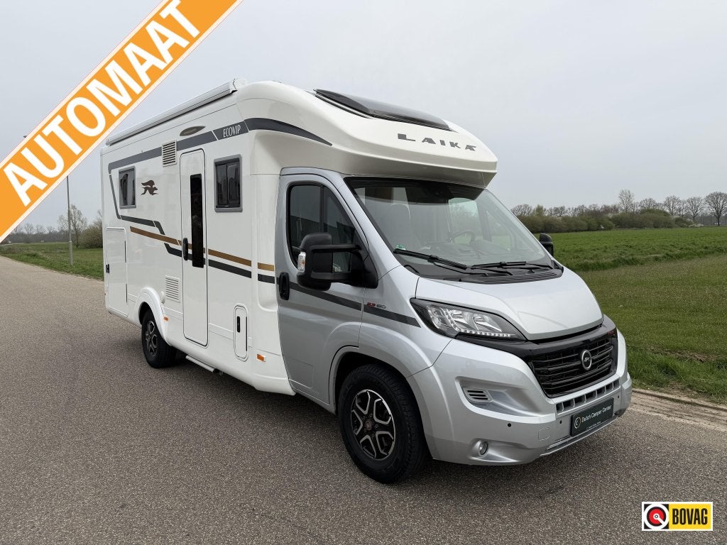 Laika Ecovip 3412 DS, Face-to-Face, Levelsysteem, Trekhaak, Automaat, Ringverwarming, Startonderbreker, Fiat