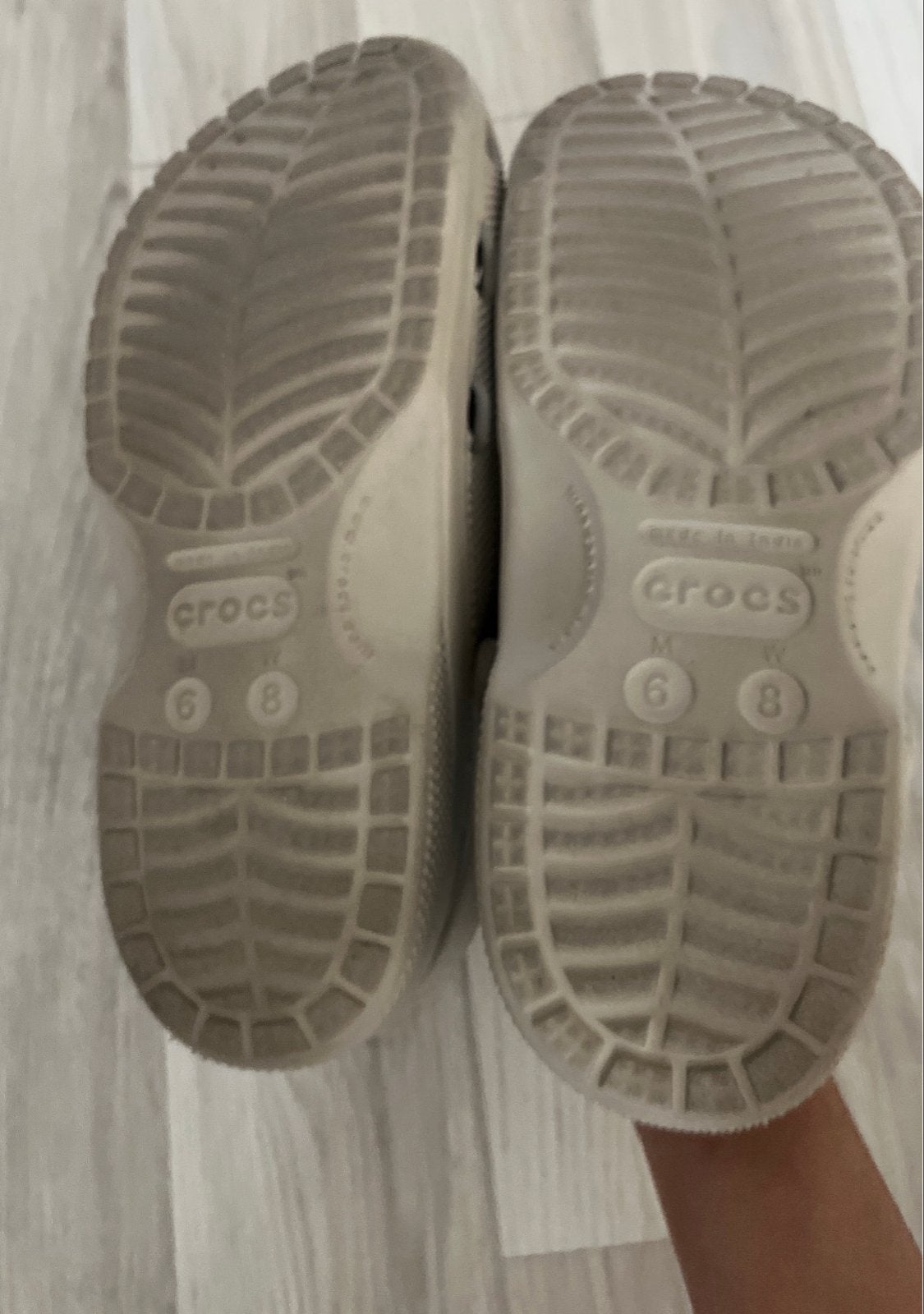 Crocs Classic Clogs Beige - Maat 38/39, Kleding | Dames, Schoenen, Ophalen, Gedragen, Beige, Slippers