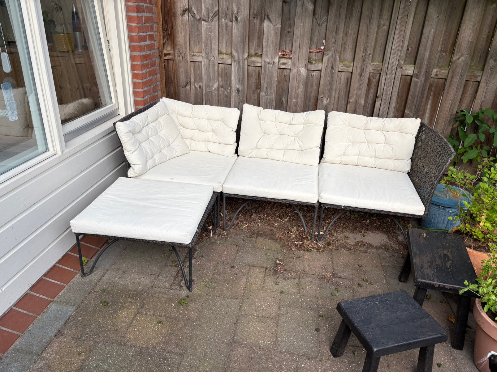 Loungeset, Ophalen, Zo goed als nieuw, Kunststof
