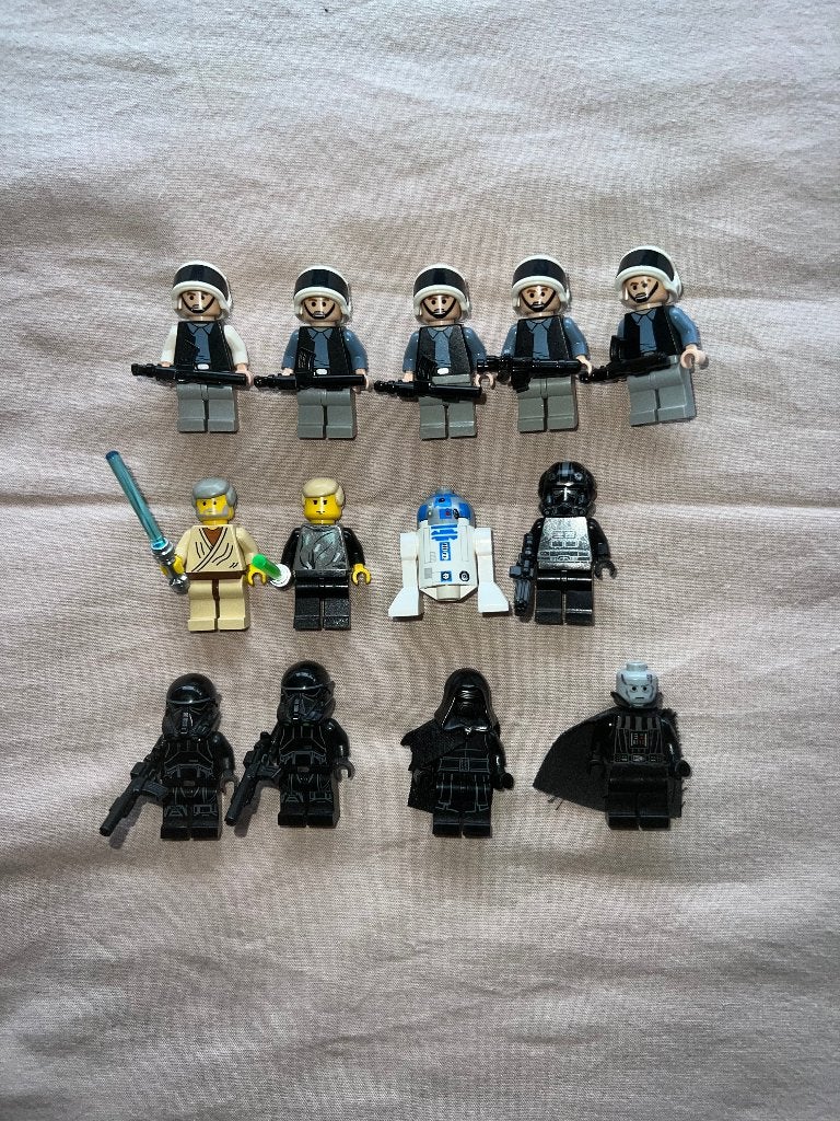 Lego Star wars officiele minifiguren met brickizimo wapens, Star Wars, Lego, Ophalen of Verzenden, Zo goed als nieuw