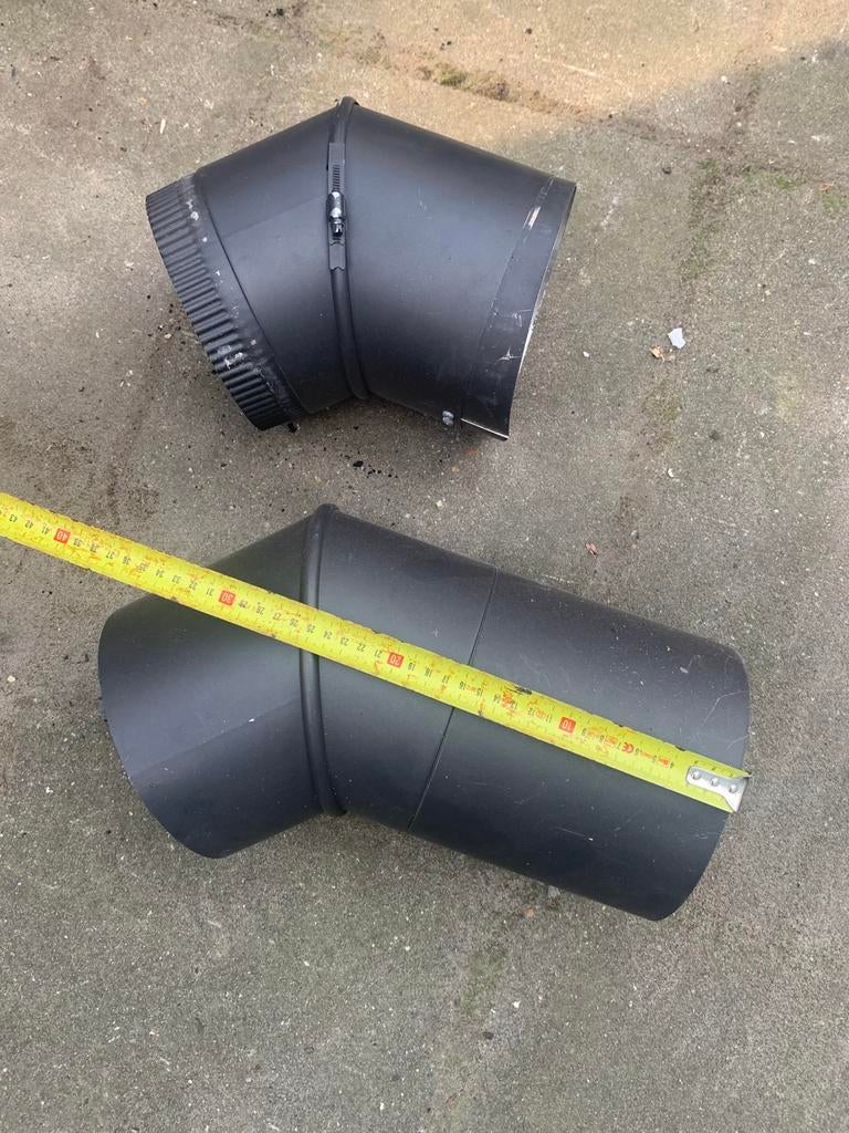 Kachelpijp / kachelpijpen €100,-, Overige materialen, Gebruikt, Ophalen of Verzenden, Minder dan 2 meter