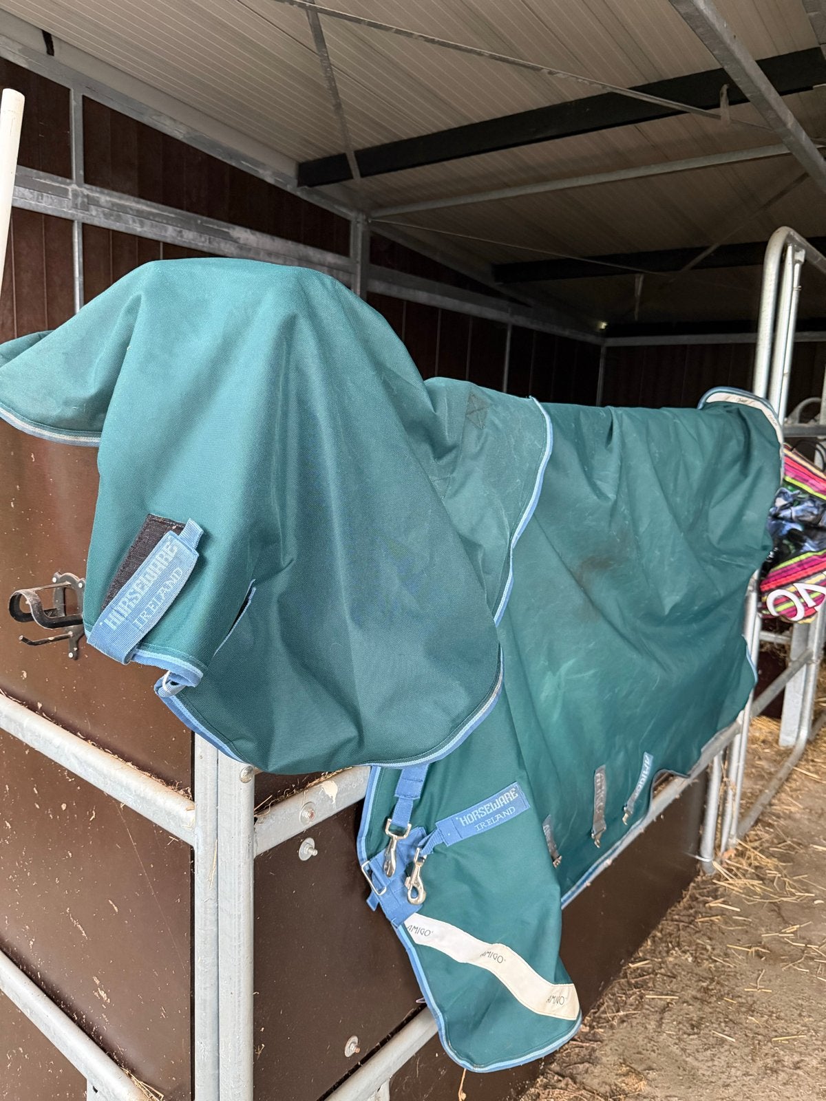 Horseware winterdeken 400 gram, Dieren en Toebehoren, Gebruikt, 400 g, Ophalen of Verzenden, Groen
