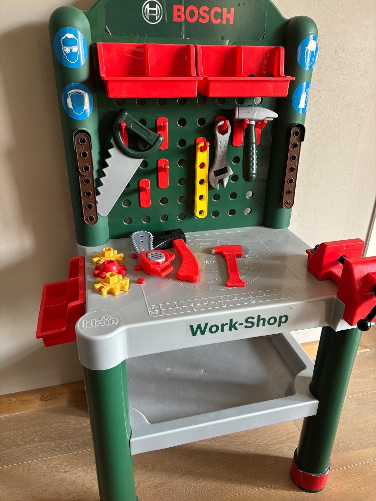 Werkbank, Kinderen en Baby's, Speelgoed | Overig, Ophalen, Zo goed als nieuw, Jongen of Meisje