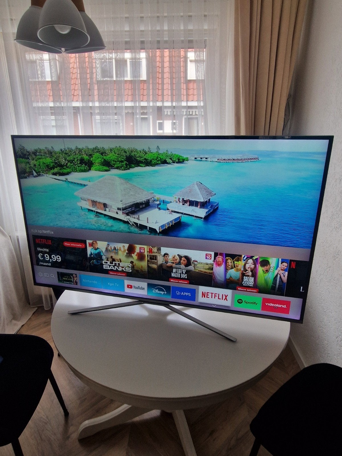 SAMSUNG SMART TV 55 INCH 4K UHD WIFI APPS, 50 Hz, Ophalen of Verzenden, Zo goed als nieuw, Samsung