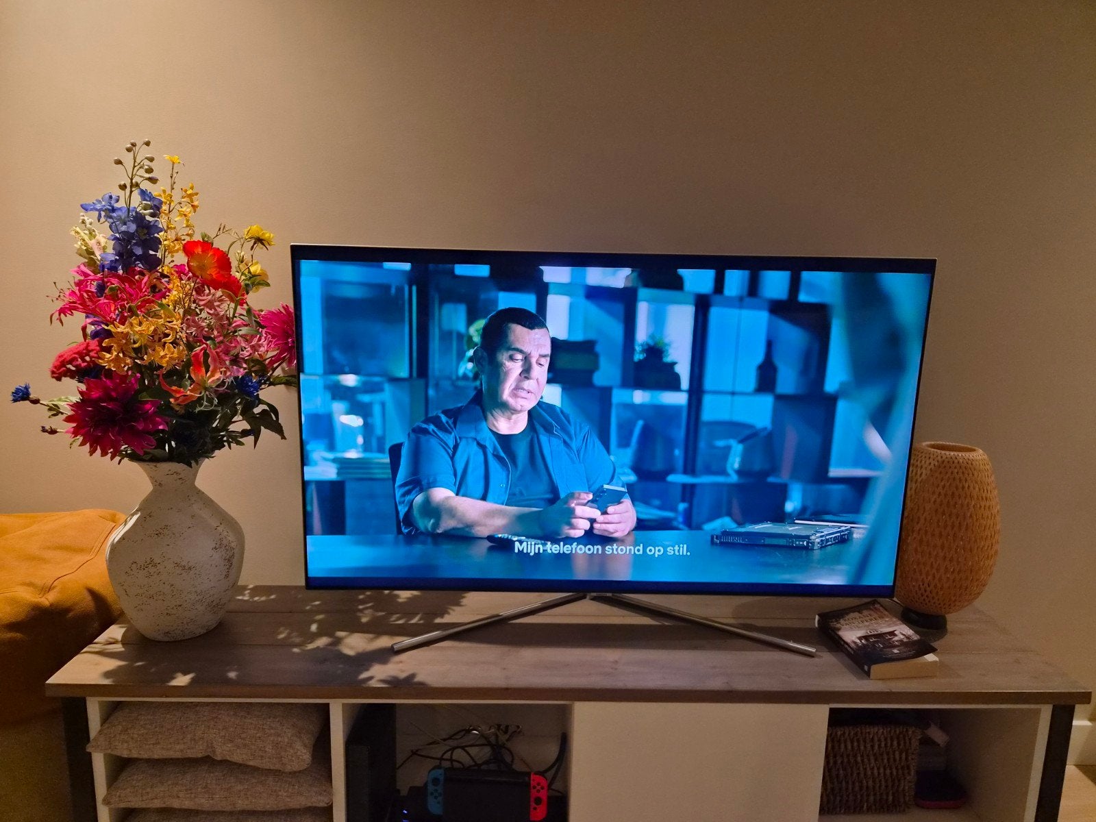 GRATIS Opknapper Samsung QE55Q7FAM 55 inch QLED 4K TV, Ophalen, 100 Hz, Samsung, 40 tot 60 cm