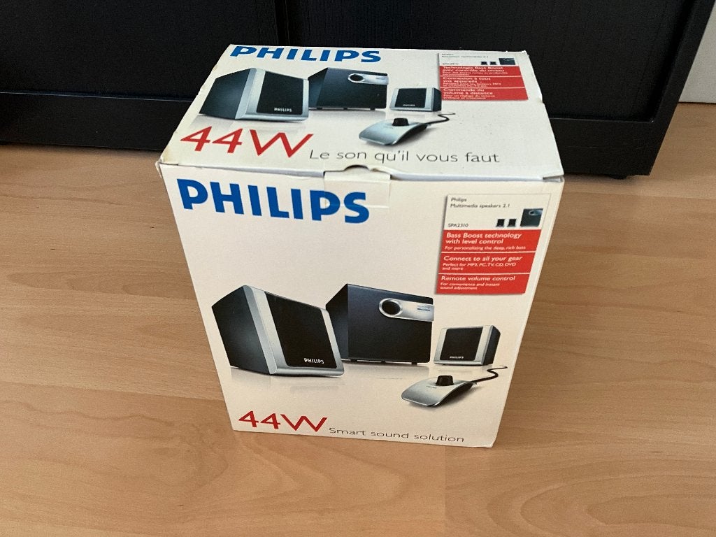 Philips luidsprekerset, Ophalen, Gebruikt, Philips