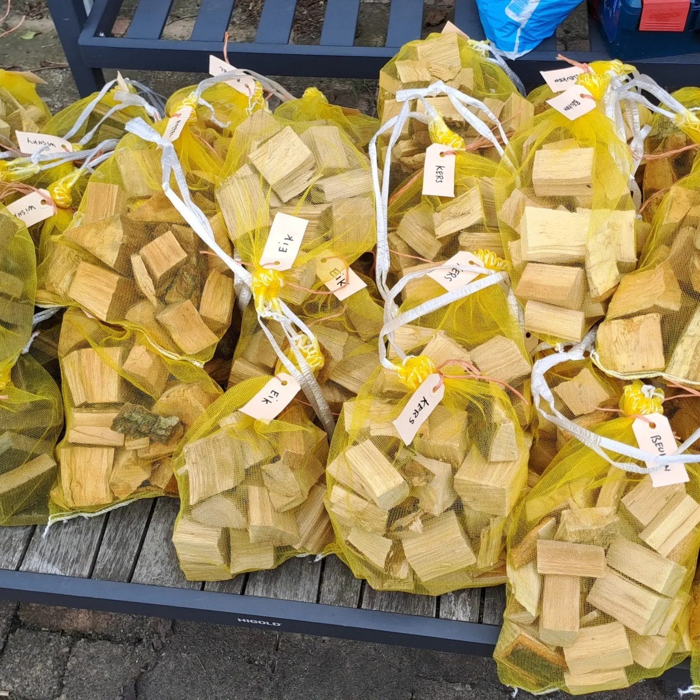 chunks, rooksnippers en rookmot, Tuin en Terras, Haardhout, Minder dan 3 m³, Ophalen