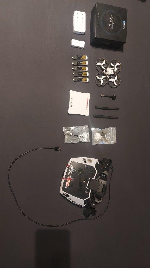 Meteor 75 Pro ELRS + Walkera 4 FPV Bril, 100 tot 1000 meter, Altitude Hold, Overige merken, Nieuw
