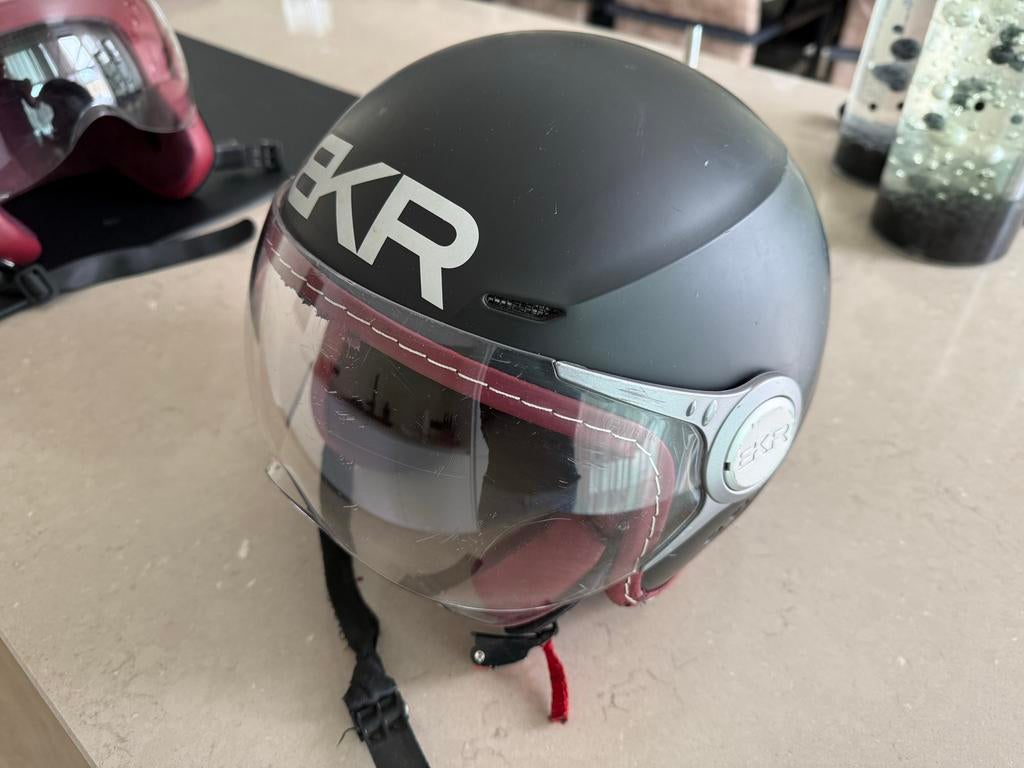 BKR retro helm maat S, Ophalen, Gebruikt, Small