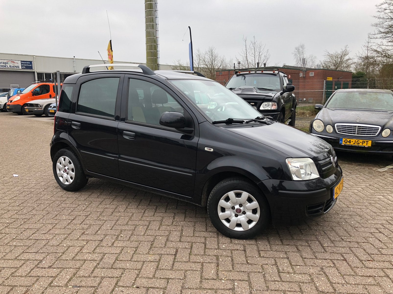 Fiat Panda 1.2 Dynamic 2010 Zwart INRUIL MOGELIJK, Auto's, Euro 5, Stof, 1242 cc, Zwart