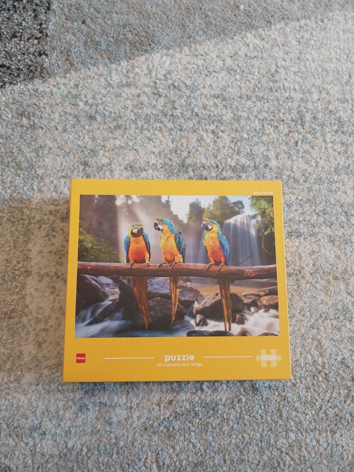 Hema Papagaai Puzzel 1000 Stukjes, Ophalen of Verzenden, 500 t/m 1500 stukjes, Nieuw, Legpuzzel