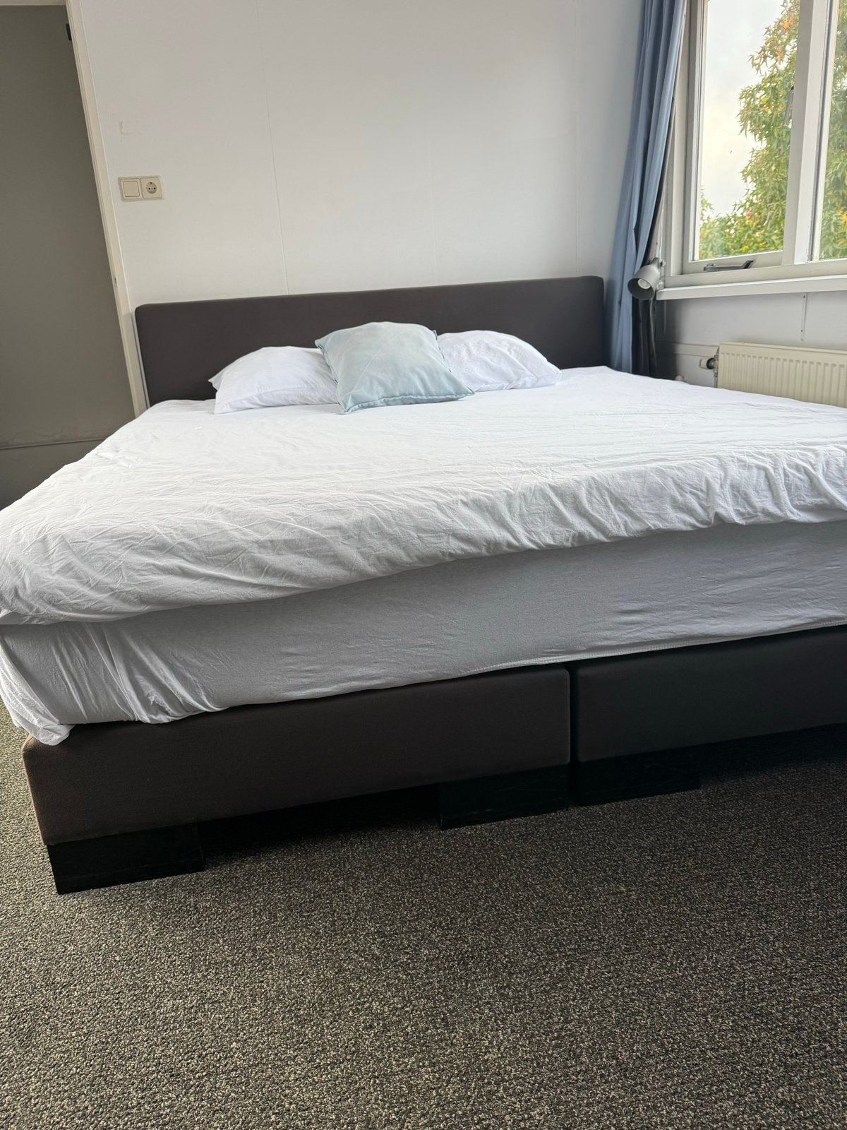 Swiss Sense boxspring bed 180x200, Ophalen, Gebruikt, Tweepersoons, 180 cm