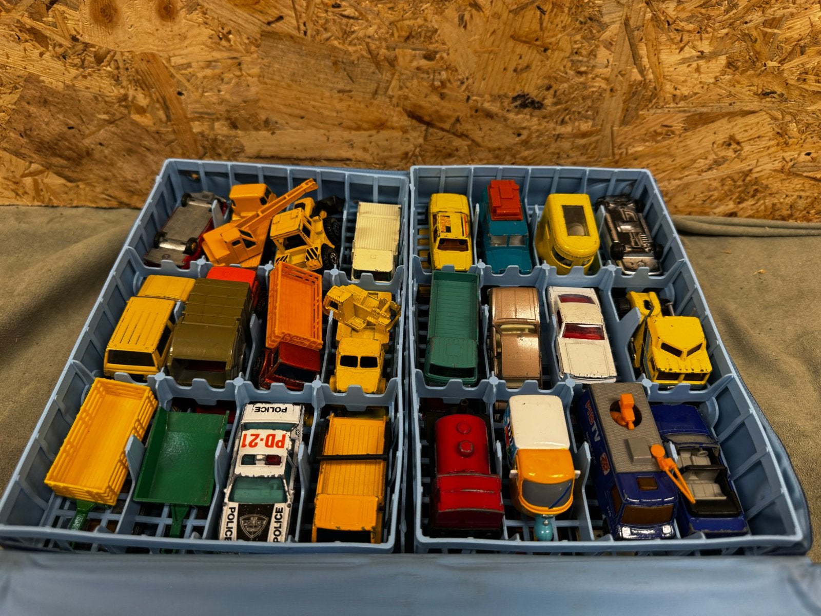 Vintage Matchbox Collector's Case No. 41 met 48 auto’s- ReK4, Gebruikt, Ophalen of Verzenden, X, X