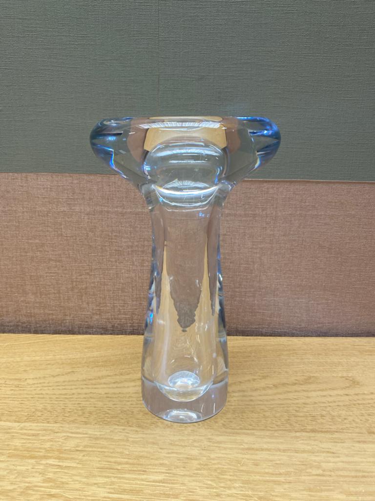 Vintage Glazen Vaas - Scandinavisch Design, Ophalen of Verzenden
