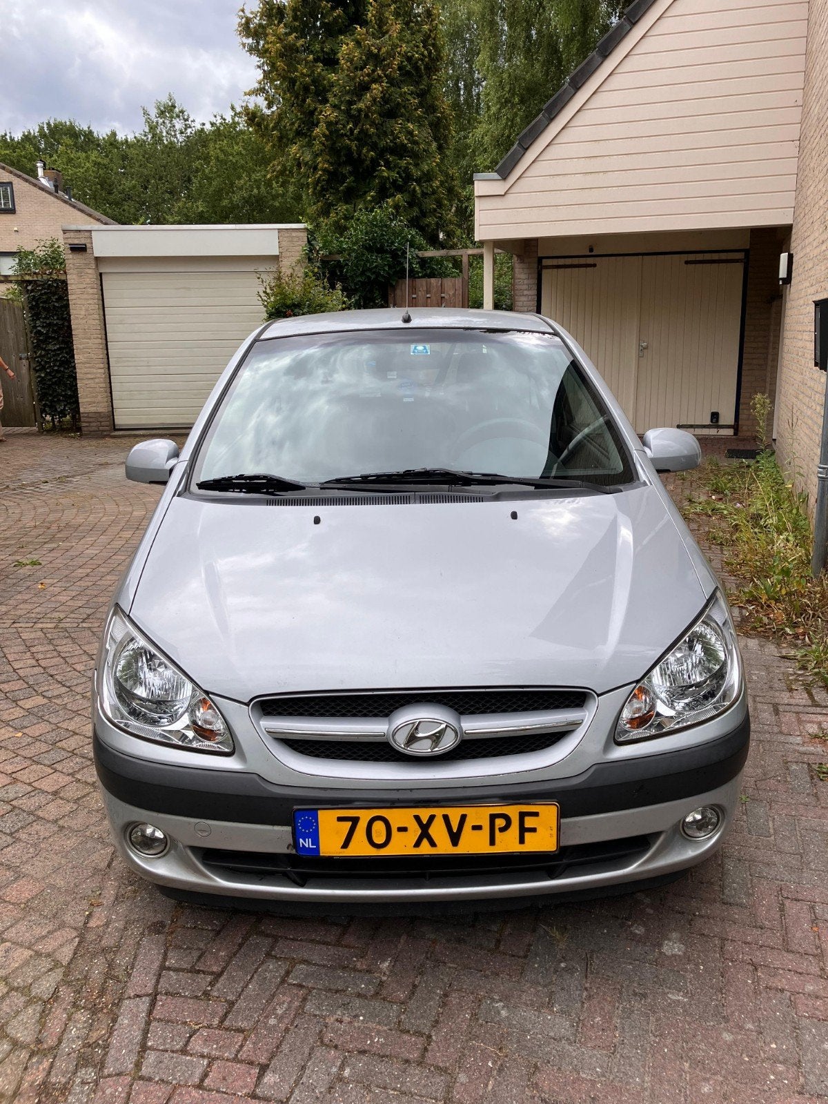 Hyundai Getz 1.4 3DRS 2007 Grijs - airco, Auto's, Hyundai, Voorwielaandrijving, 450 kg, 40 €/maand, 4 cilinders