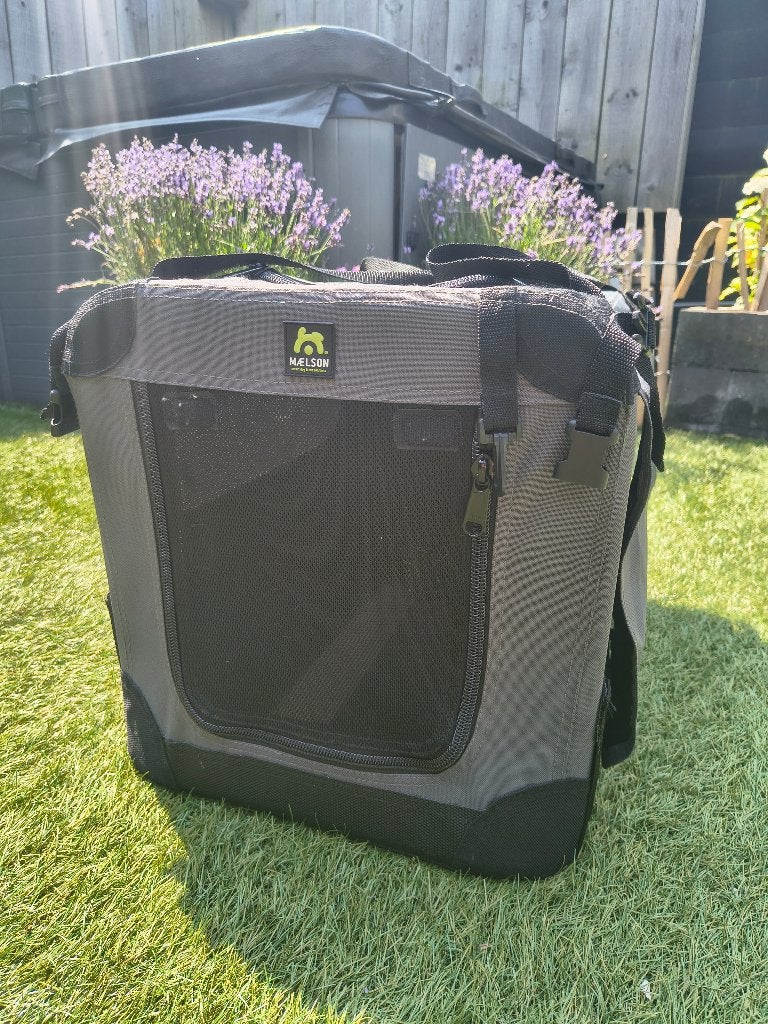 Maelson Soft Hondenbench – Antraciet – 62 x 41 x 41 cm  ZGAN, Dieren en Toebehoren, Ophalen of Verzenden, Zo goed als nieuw