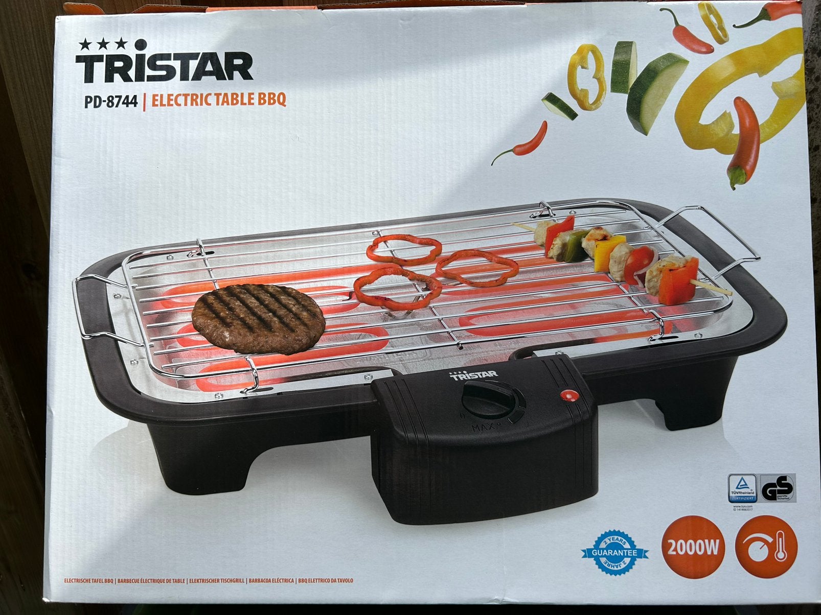Tristar electrische barbecue., Ophalen of Verzenden, Nieuw