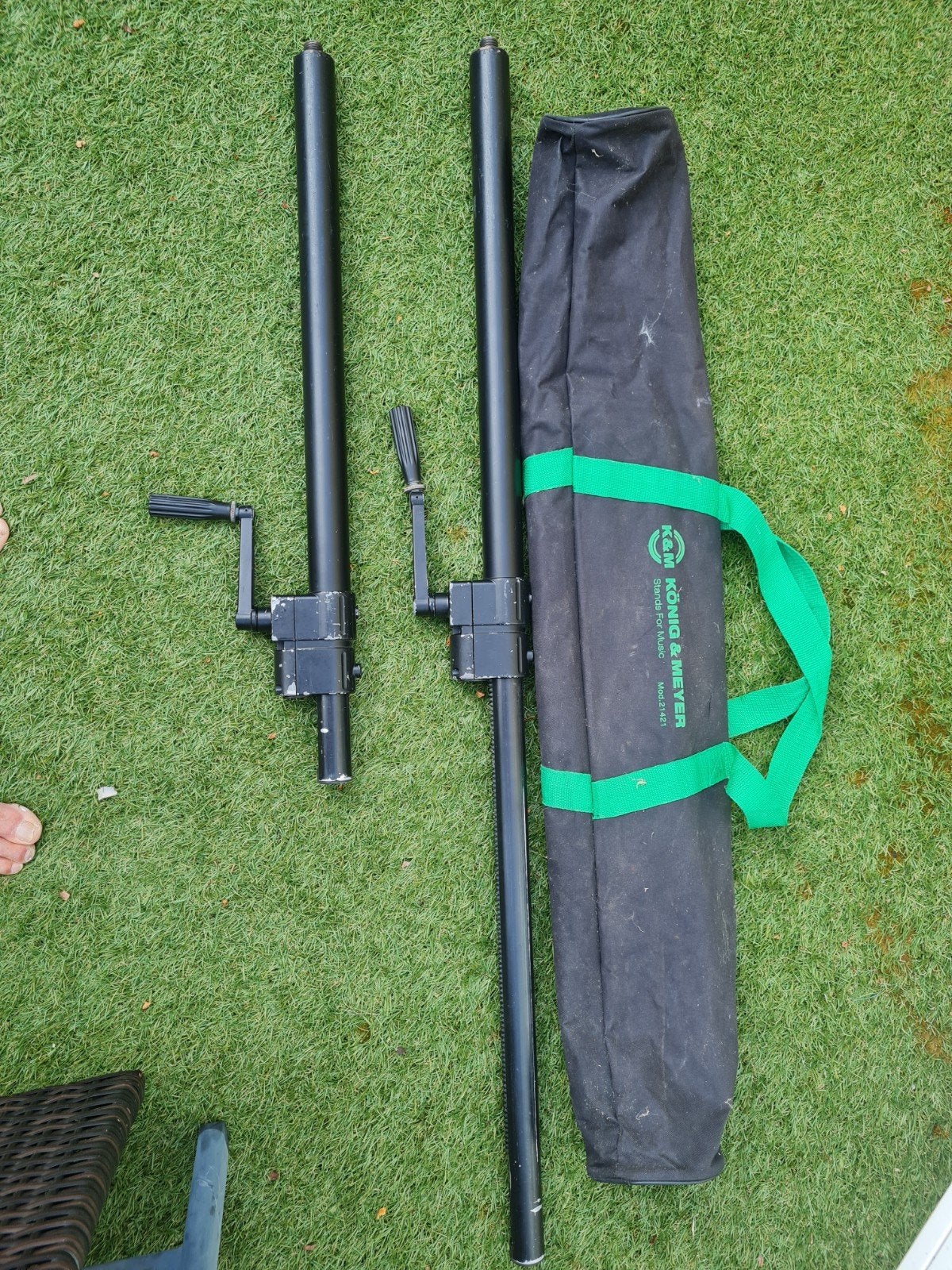 2 * Dap windup tussenpaal M20 met draagtas, Ophalen of Verzenden, Gebruikt, Speaker