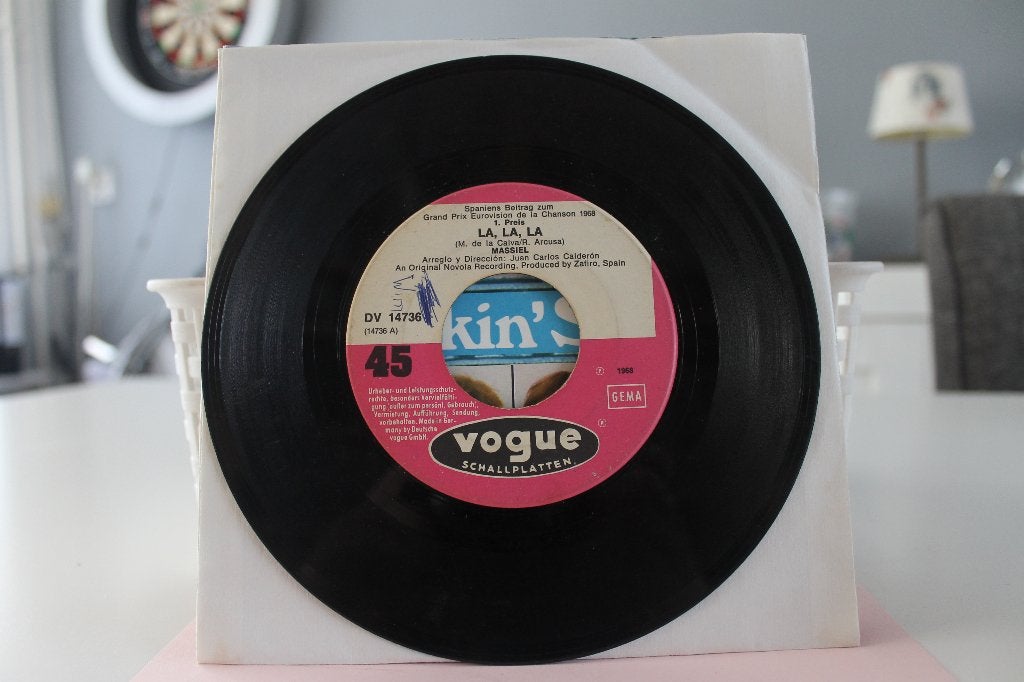 7" Single Massiel - La, La, La / Pensamientos, Sentimientos, Ophalen of Verzenden, Gebruikt, Pop