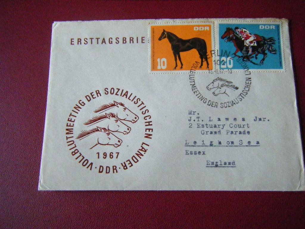 B38 - Duitsland / DDR - Envelop - 11, Postzegels en Munten, Brieven en Enveloppen | Buitenland, Ophalen of Verzenden, Envelop