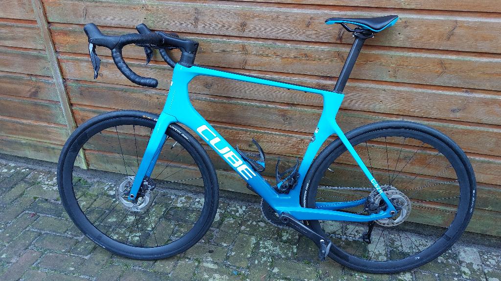 Cube Agree C:62 Race Fadingblue/Carbon Ultegra Di2, van 2022, Fietsen en Brommers, Fietsen | Racefietsen, 28 inch, Gebruikt, Carbon