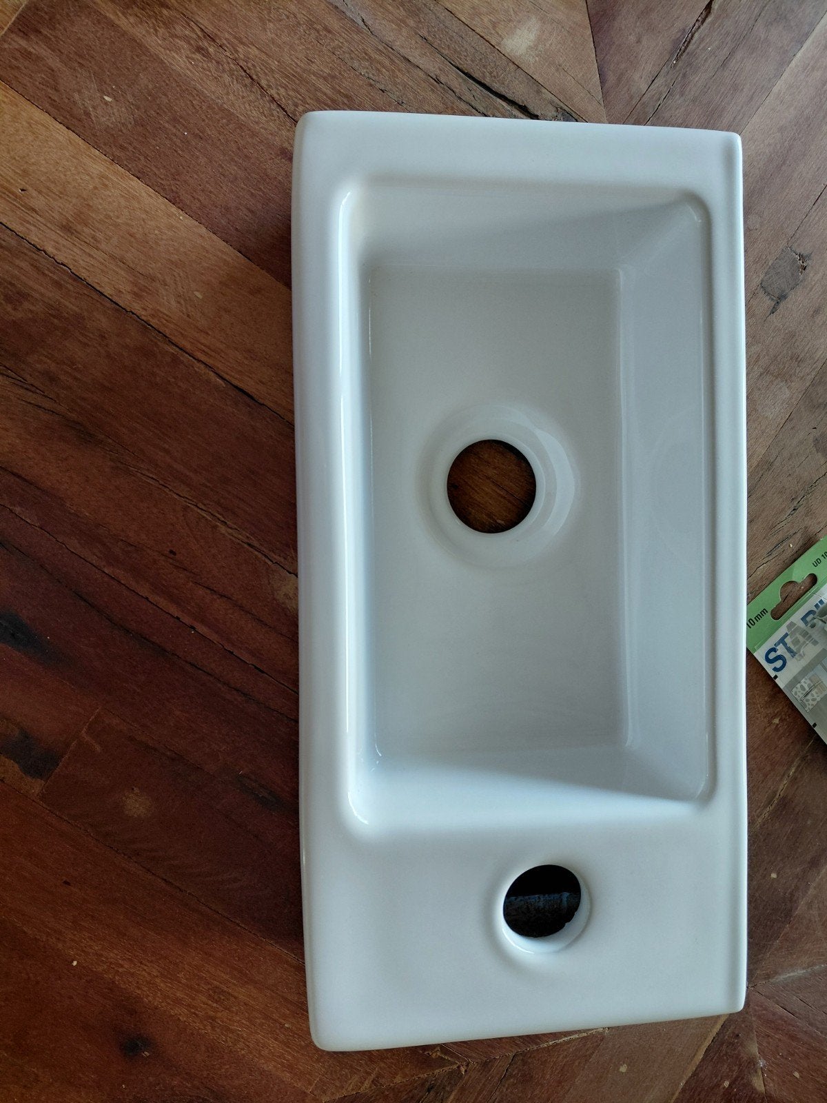 Wit keramisch toilet fonteintje, Doe-het-zelf en Verbouw, Sanitair, Ophalen, Nieuw, Wastafel
