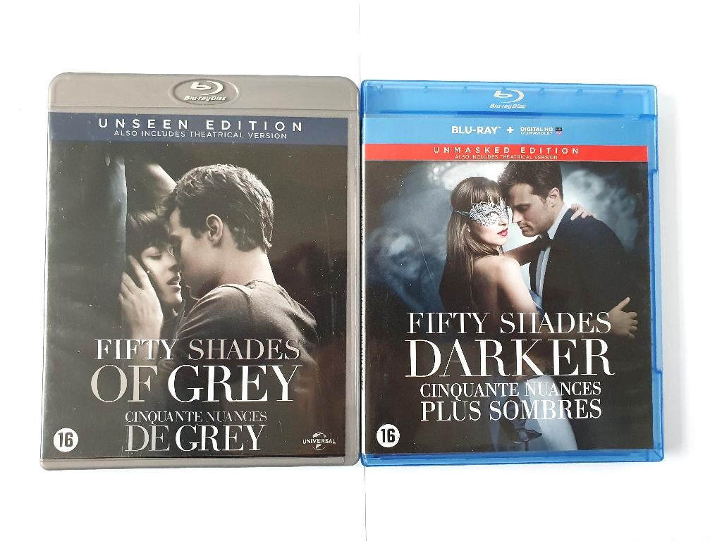 Fifty Shades Of Grey + Fifty Shades Darker (2 disc), Cd's en Dvd's, Ophalen of Verzenden, Zo goed als nieuw, Overige genres