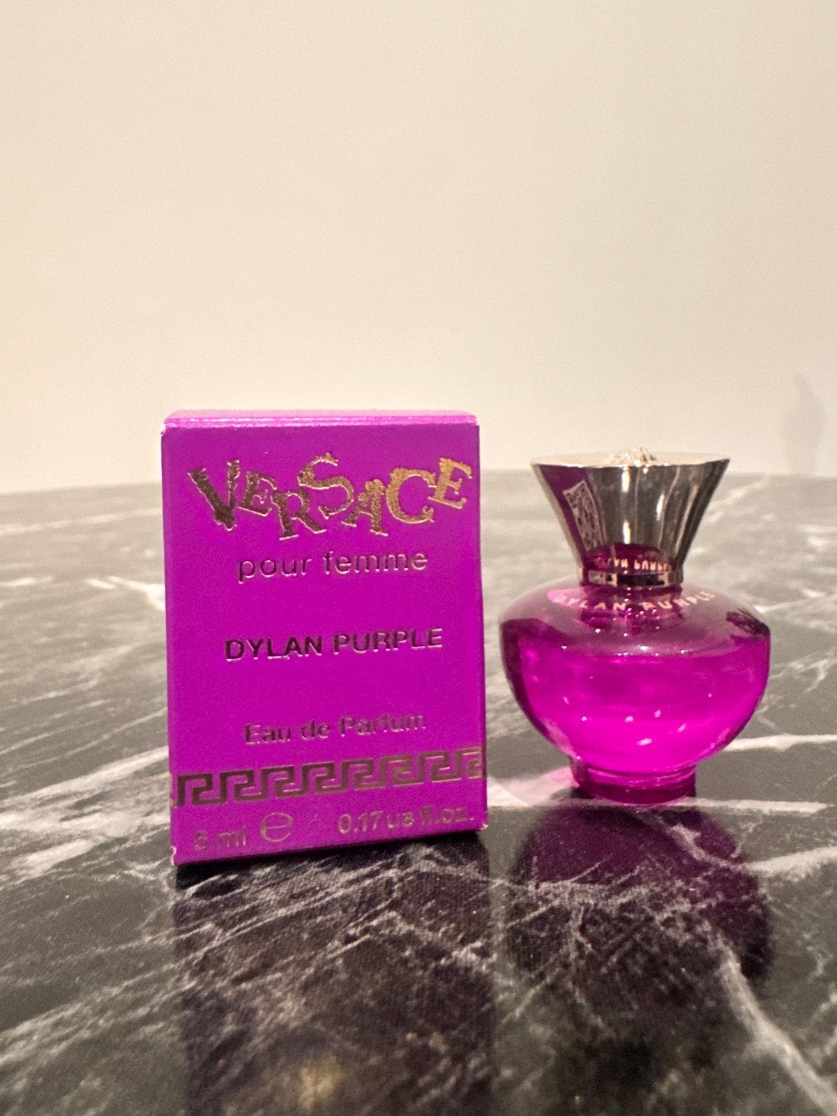 Nieuwe Versace Dylan Purple Eau de Parfum Miniatuur 5 ml, Ophalen of Verzenden, Nieuw