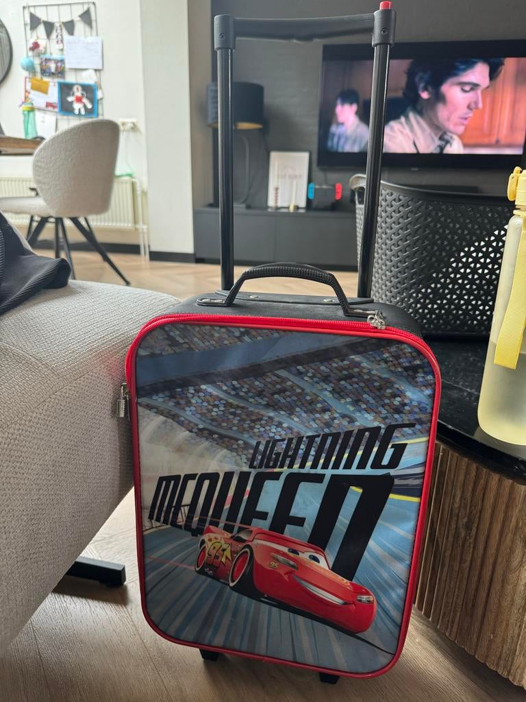 Cars Lightning McQueen Handbagage Koffertje, Ophalen, Gebruikt, Minder dan 50 cm, Minder dan 35 cm