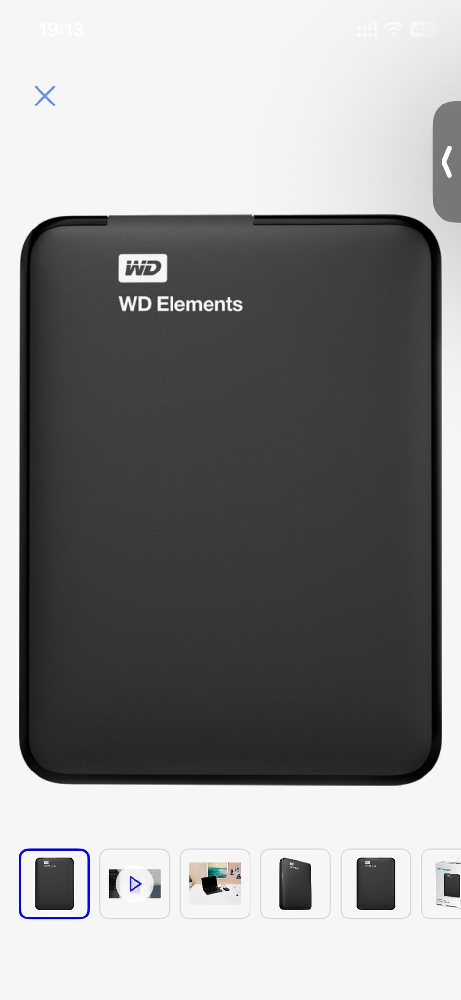 WD Elements Externe Harde Schijf - Draagbaar en Compact 1TB, Computers en Software, Harde schijven, Server, HDD, Ophalen of Verzenden