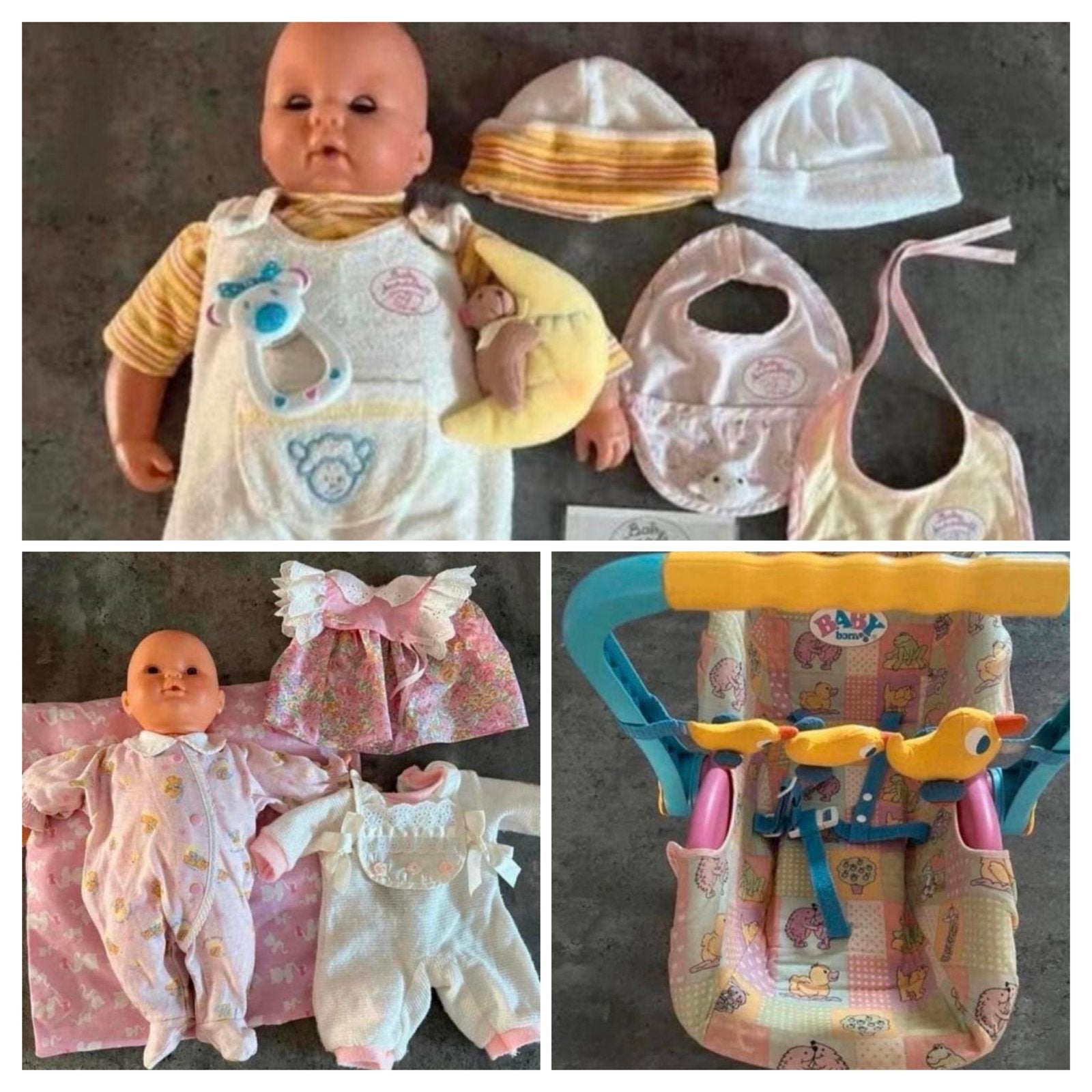 Baby Annabell pop met accessoires en Maxi Cosi Vintage, Ophalen, Gebruikt, Babypop