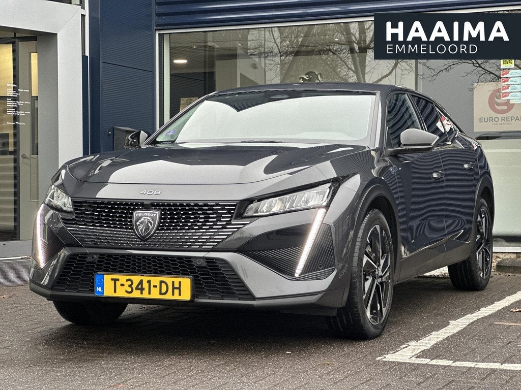 Peugeot 408 1.2 PureTech Allure Pack 130 EAT8 | Stoelverwarm, Auto's, Peugeot, Gebruikt, 1199 cc, Leder en Stof, Origineel Nederlands
